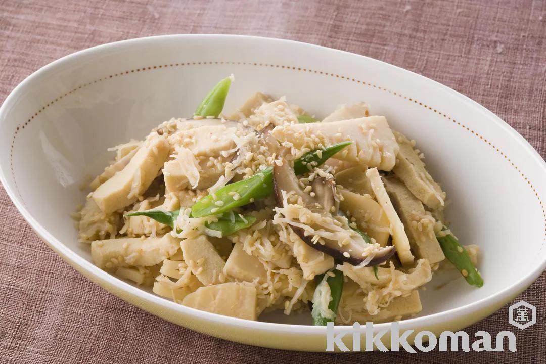 Freeze-dried Tofu and Mushrooms with Scallops