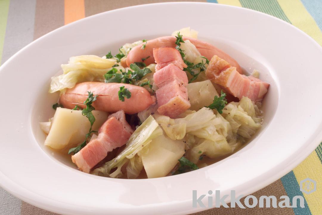 Stewed Sausage and Cabbage