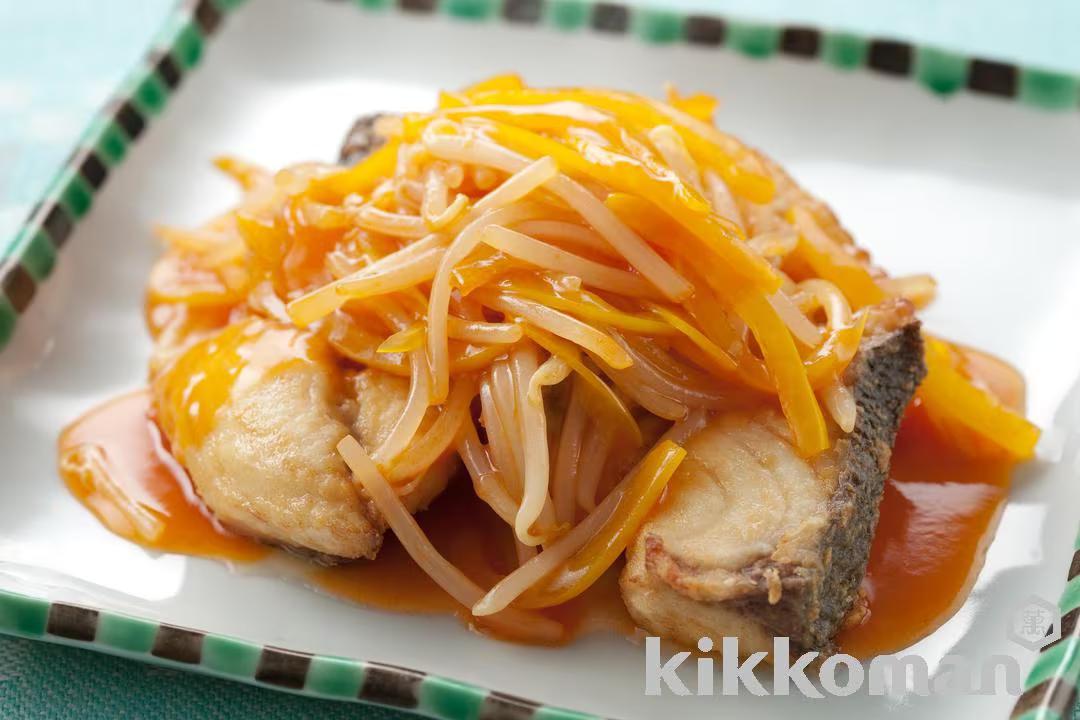 Whitefish with Sweet Ankake Sauce