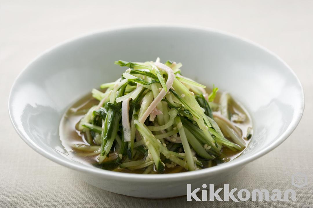 Julienned Ham and Cucumber Salad