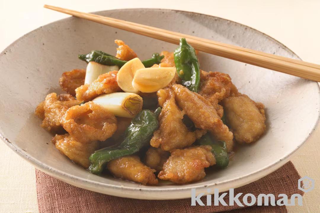Stir-fry Chicken Tender and Garlic