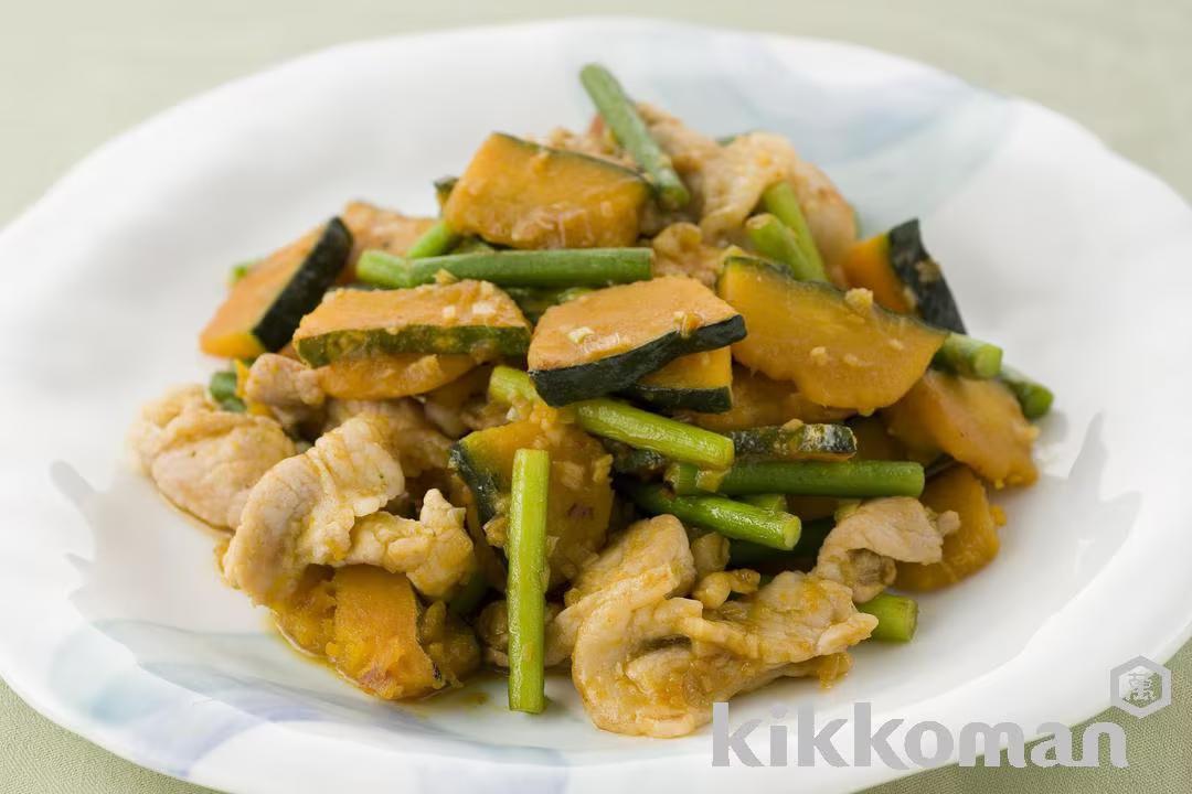 Spicy Kabocha Squash Stir-fry