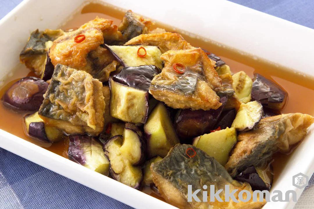 Mackerel and Eggplant Nanban