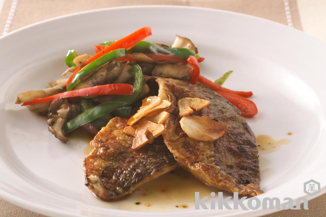 Horse Mackerel Meuniere with Japanese-Style Sauce