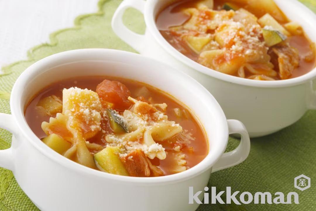 Minestrone Soup with Pasta