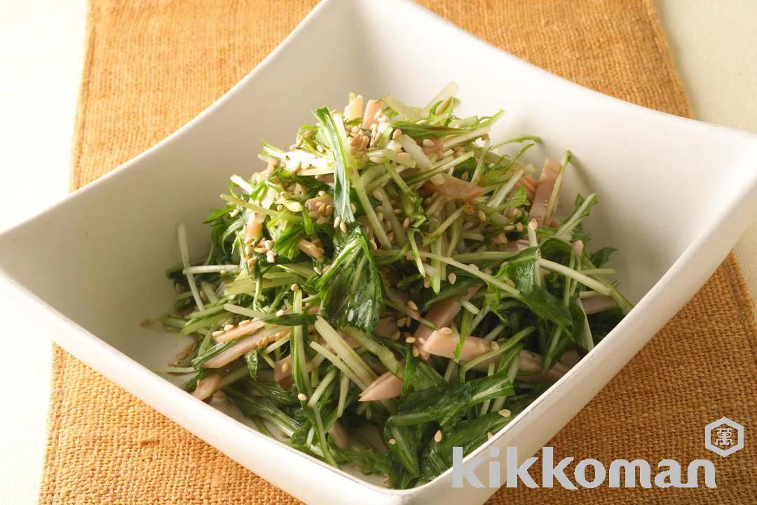 Ham and Mizuna Salad