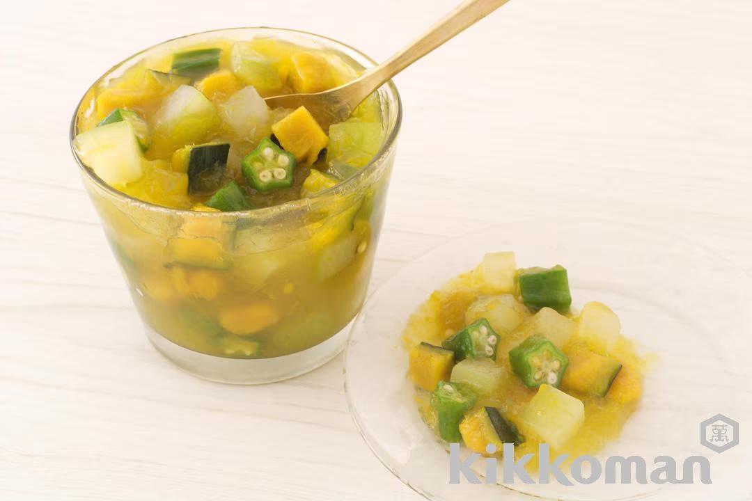 Summer Vegetables in Bonito-Flavored Jelly