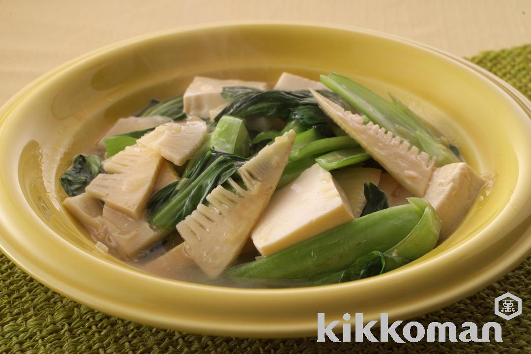 Chinese-Style Simmered Tofu and Bok Choy
