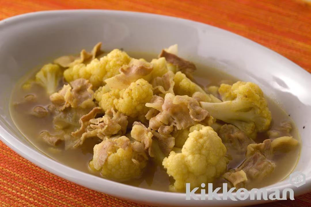 Curry Boiled Cauliflower