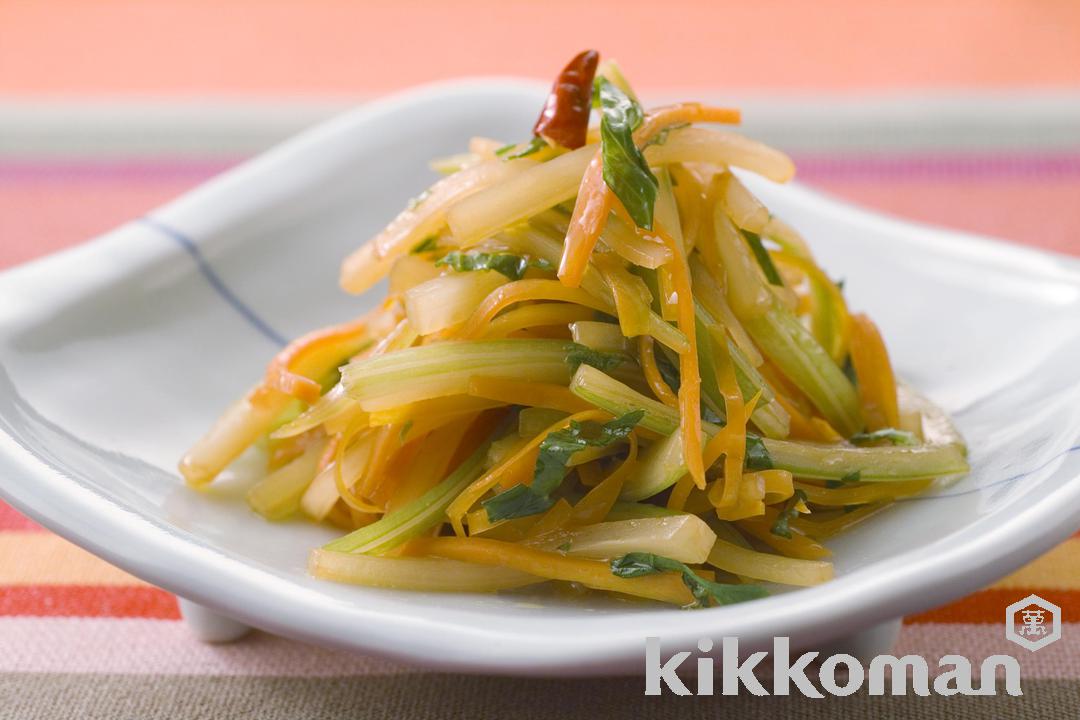 Sweet and Spicy Celery and Carrot Stir Fry