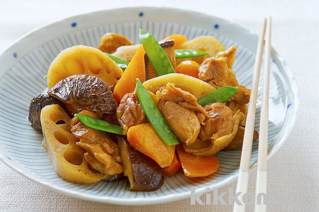 Simmered Chicken and Lotus Root