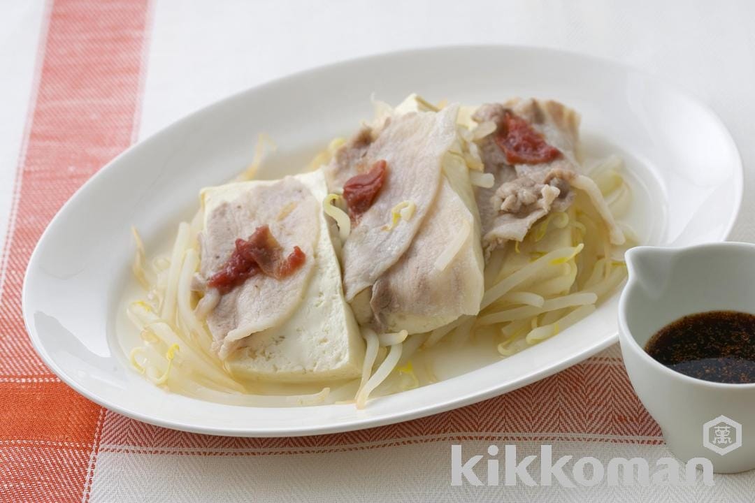 Pork and Tofu with Steamed Plums