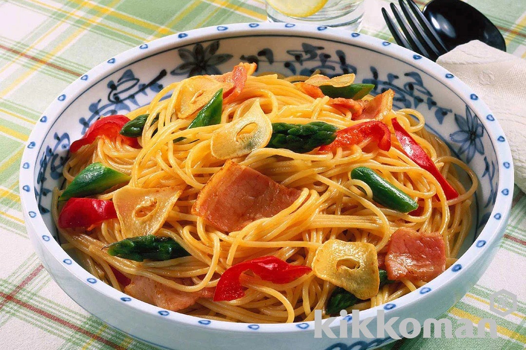 Japanese Style Asparagus Spaghetti