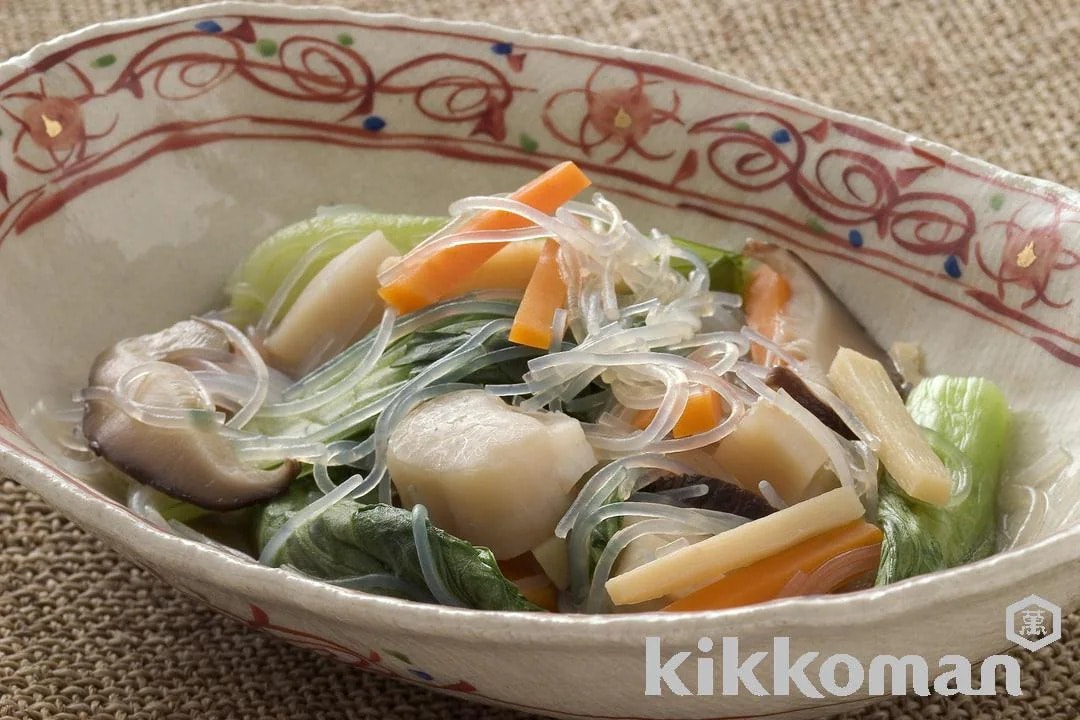 Chinese-Style Simmered Scallops and Cellophane Noodles