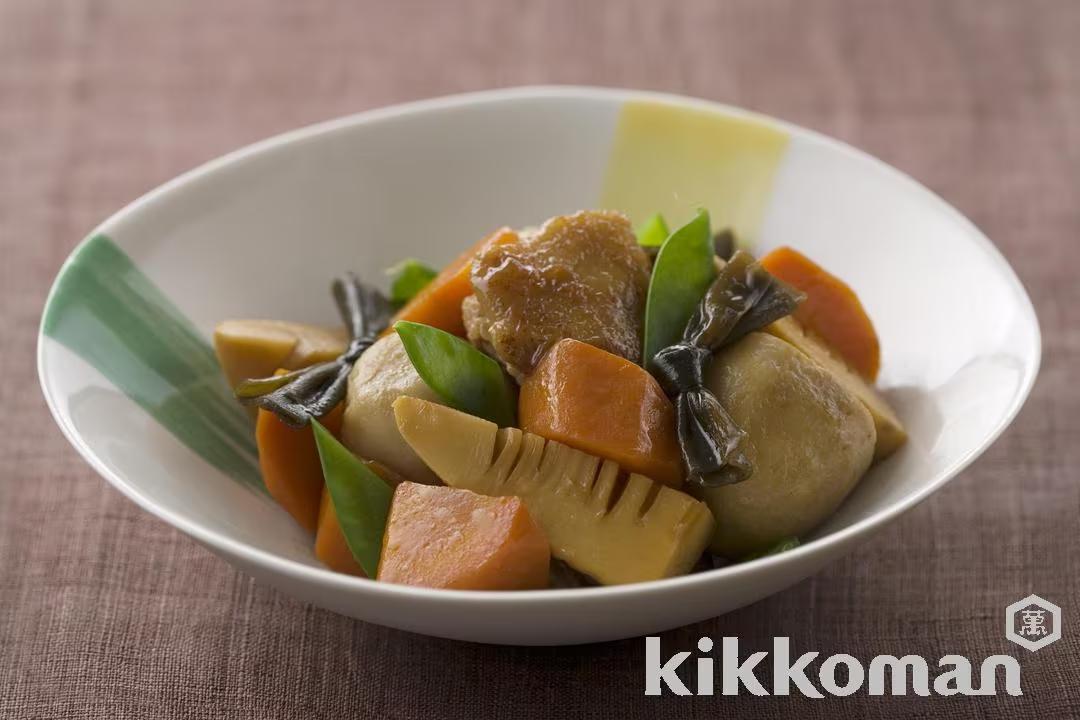 Chikuzenni (Simmered Chicken and Vegetables)