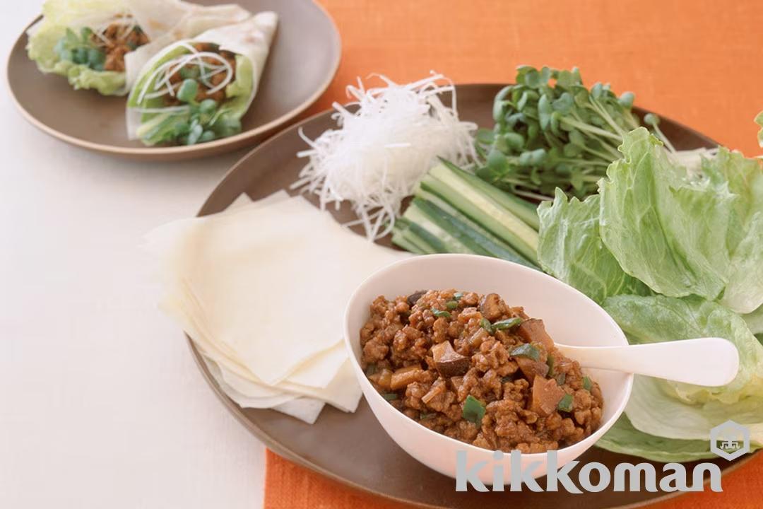 Ground Meat and Vegetable Fresh Spring Rolls