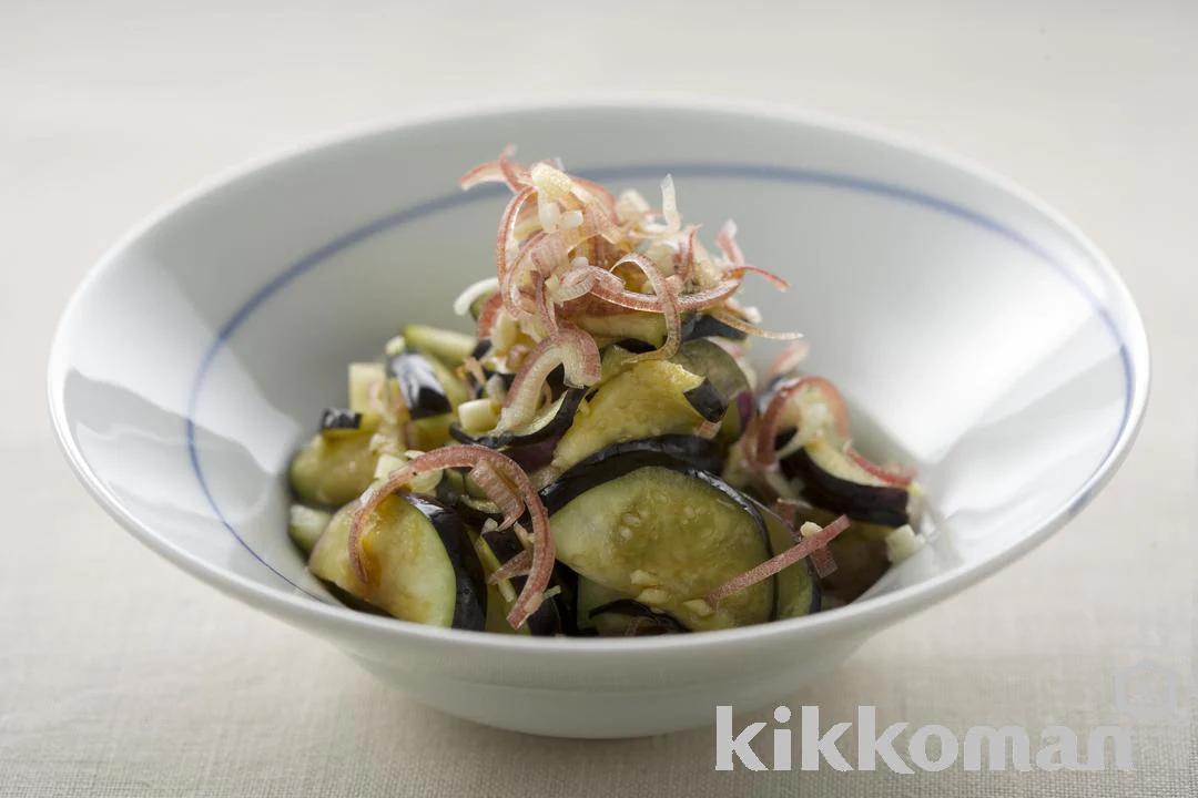 Eggplant and Myoga Salad