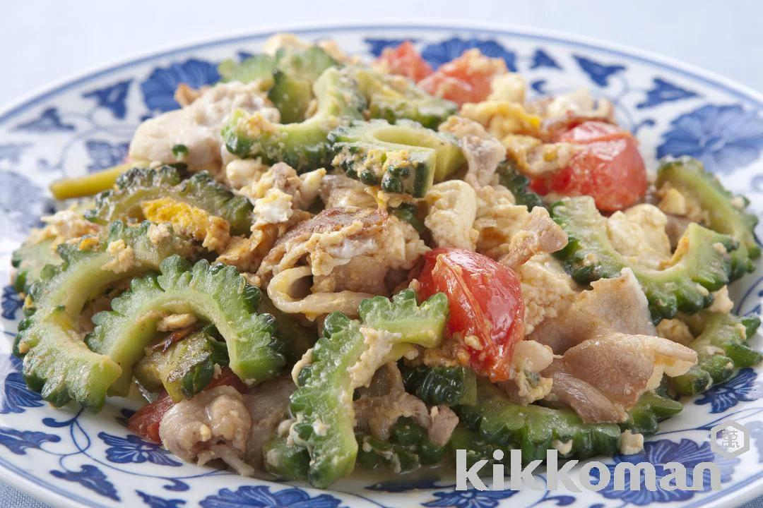 Tomato and Goya Stir Fry