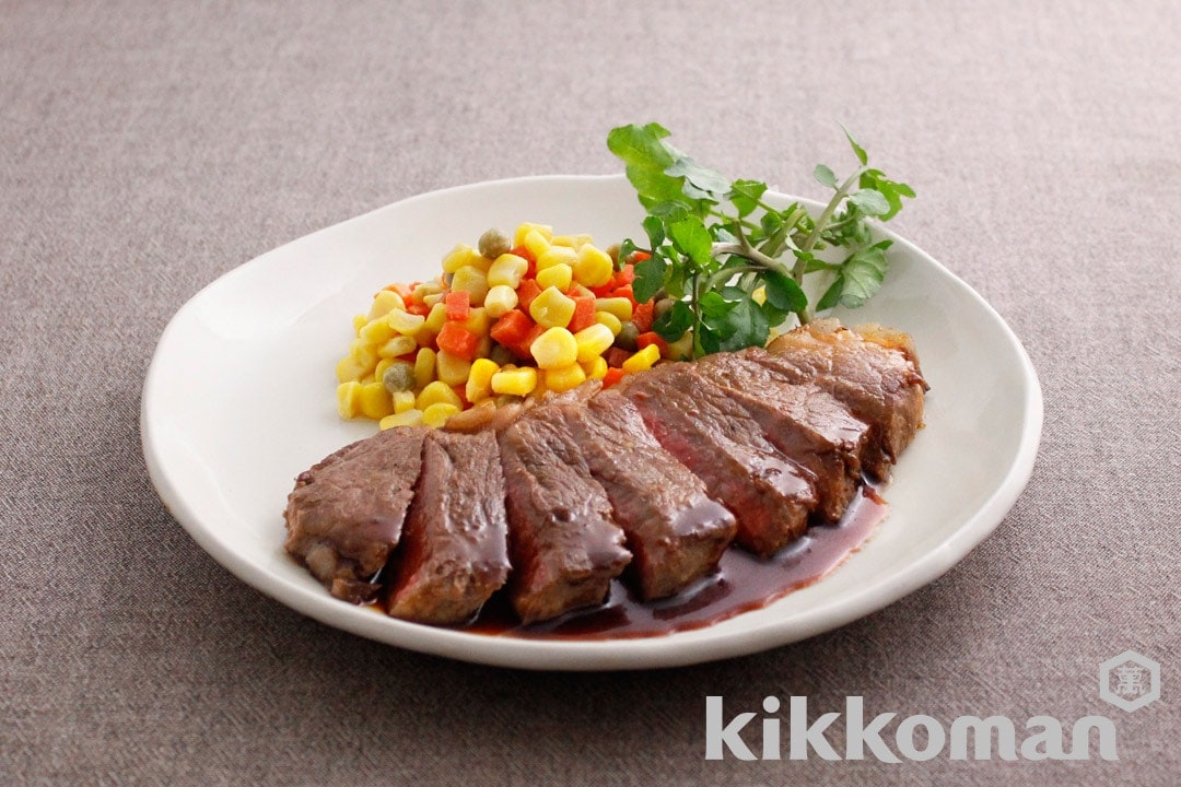 Sirloin Steak with Butter Soy Sauce