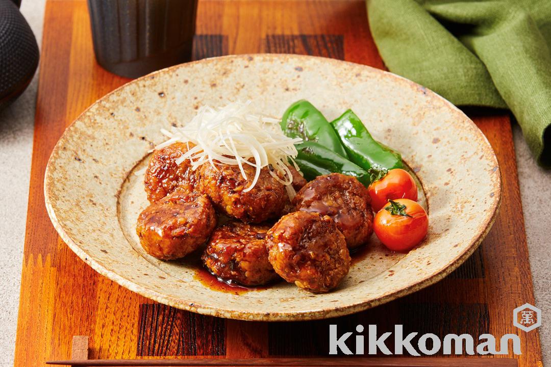 Vegan Teriyaki Meatballs