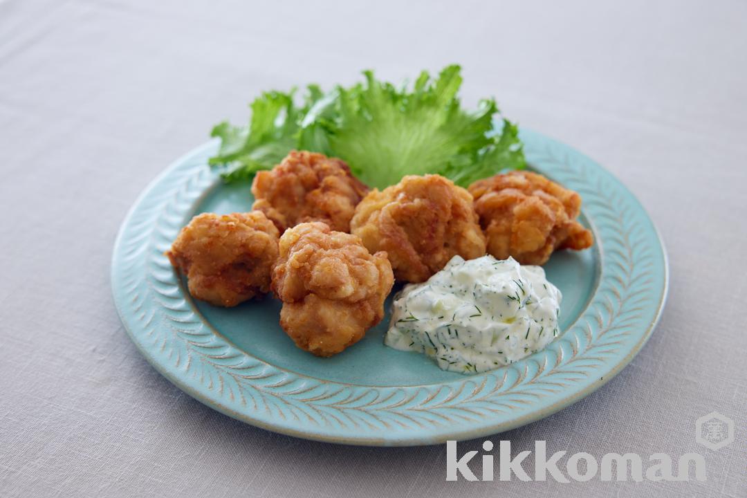 Chicken Karaage with Tzatziki Sauce_Washoku Lesson