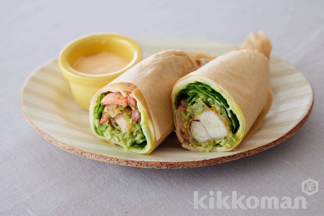 Chicken Karaage Sandwich Wraps_Washoku Lesson