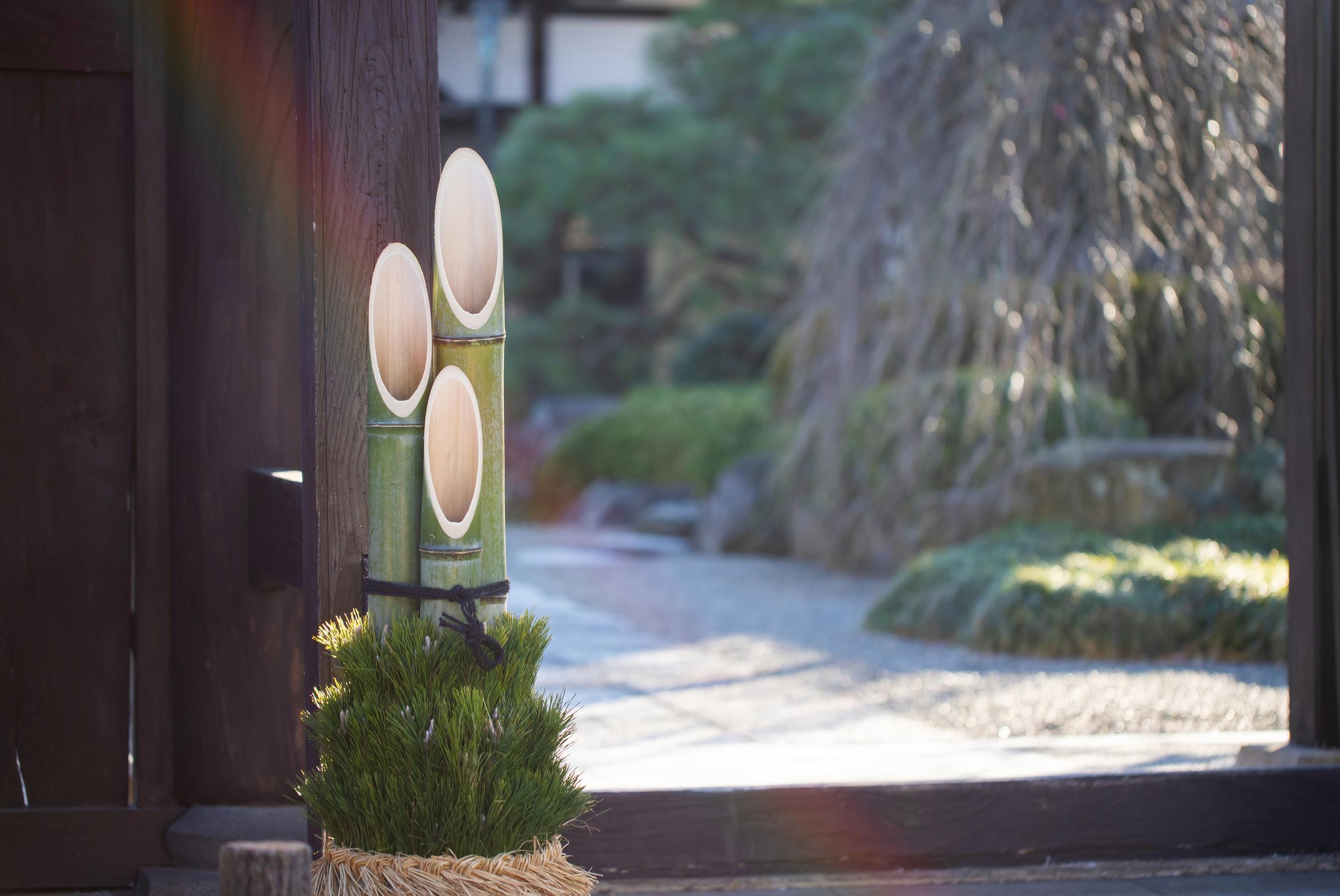 Kadomatsu during the New Year
