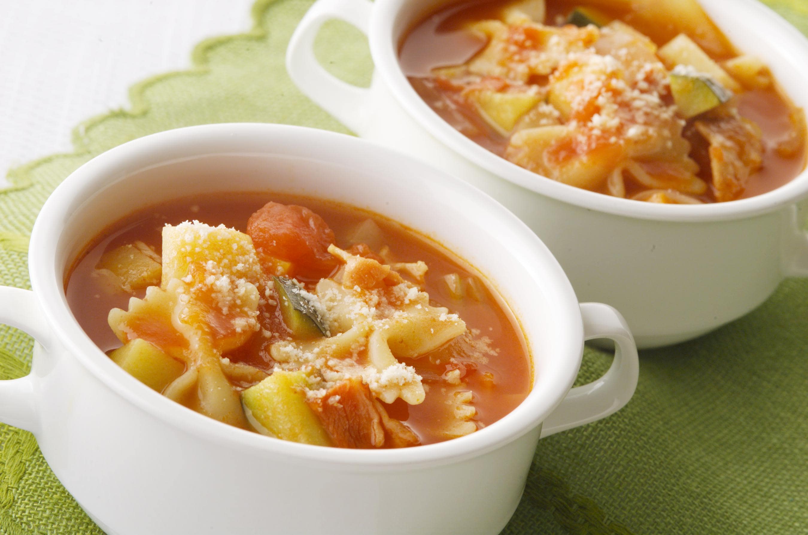 Minestrone Soup with Pasta