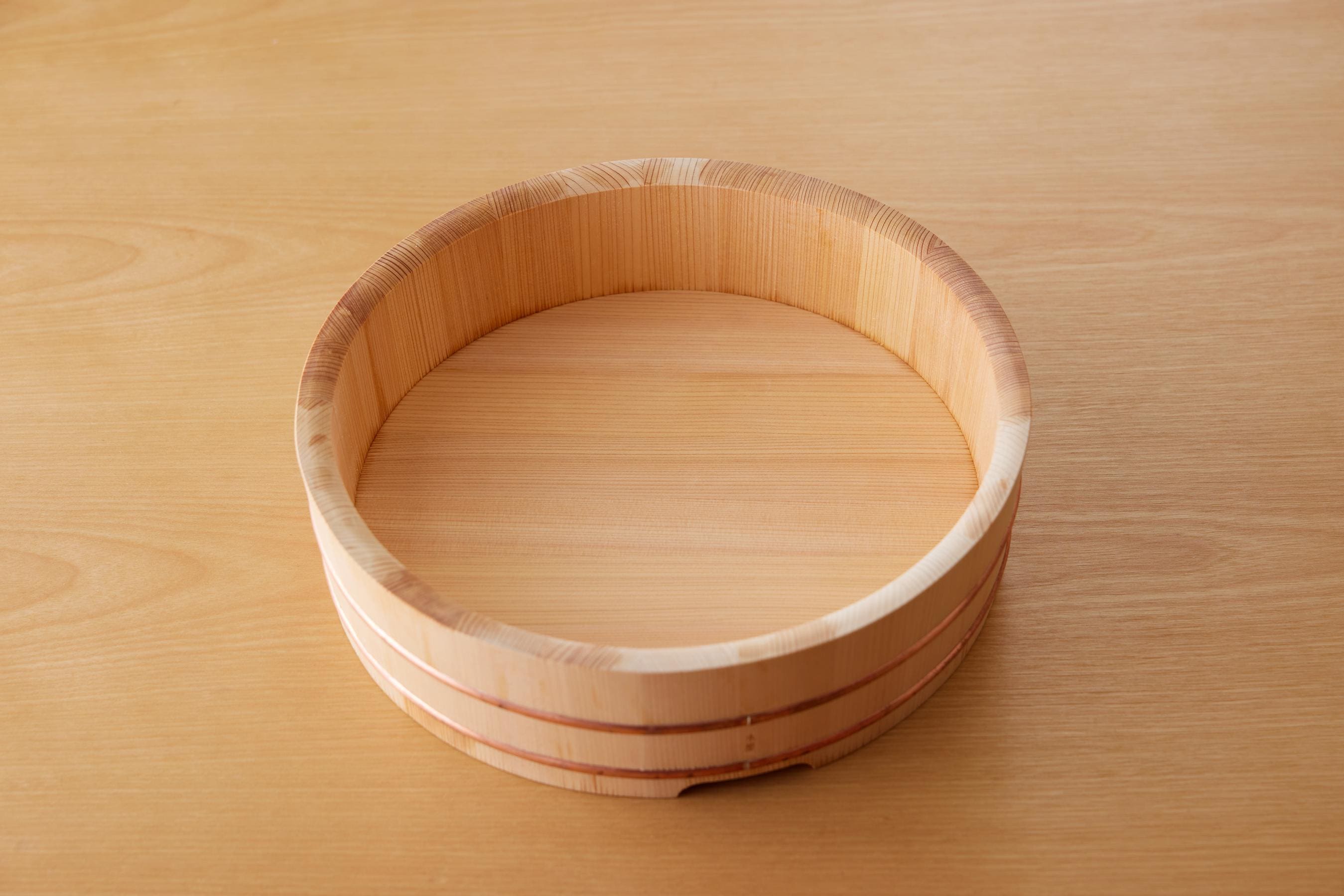 wooden rice tub