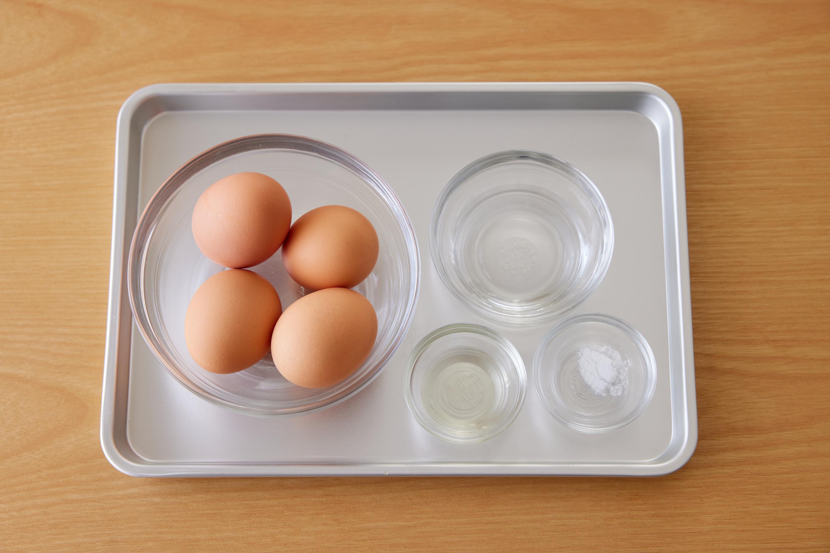 ingredients for omelette strips