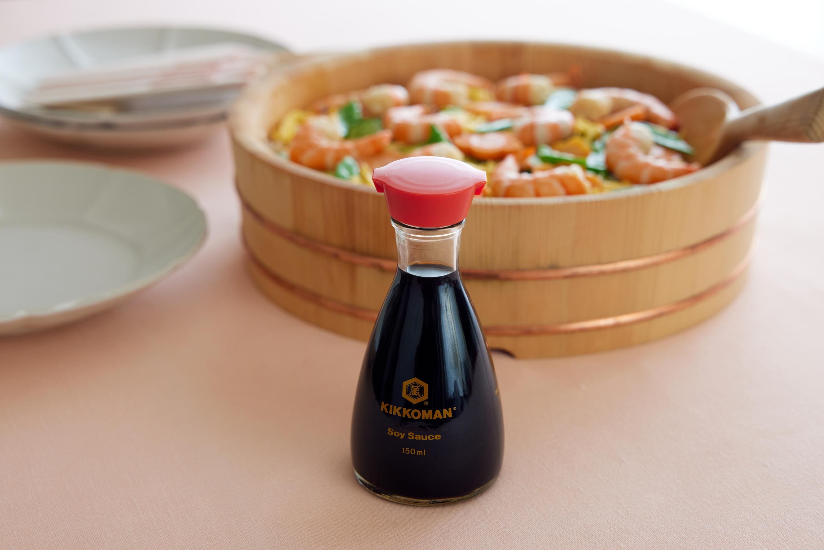 Kikkoman Soy Sauce tabletop dispenser