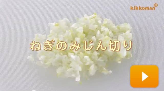 Finely chopped Japanese long onion