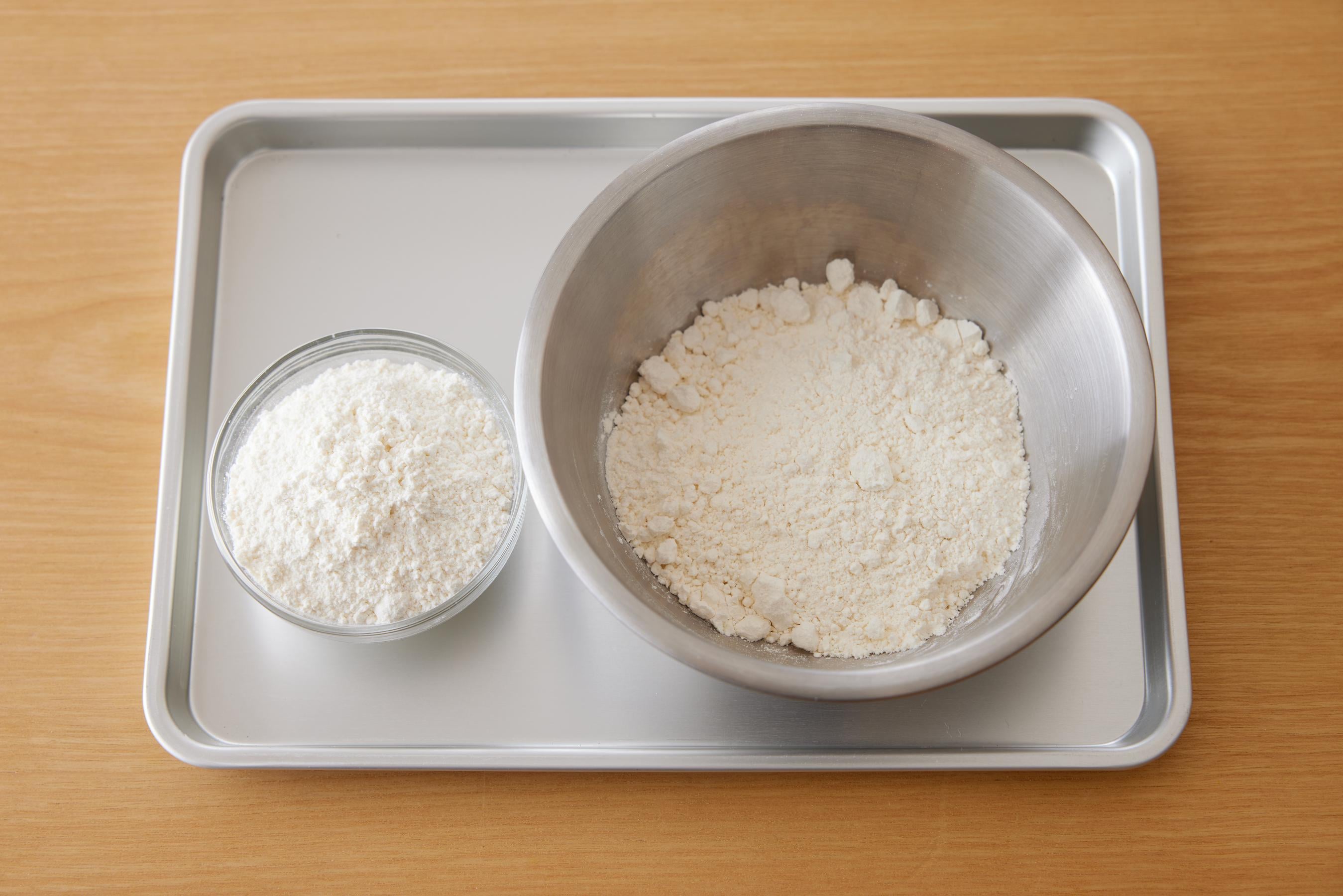 flour in a bowl