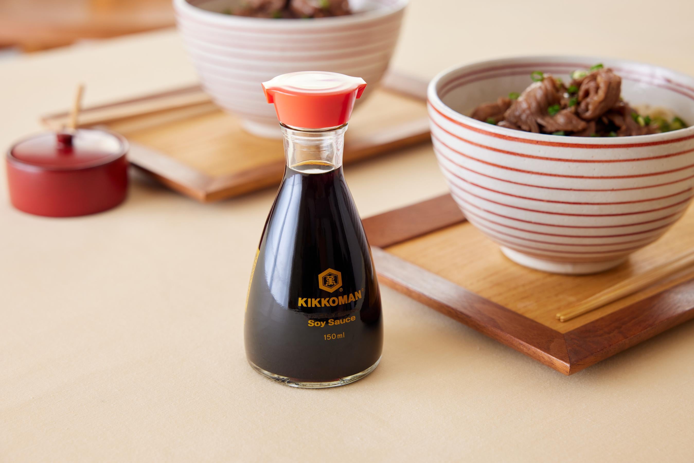 Kikkoman Soy Sauce tabletop dispenser