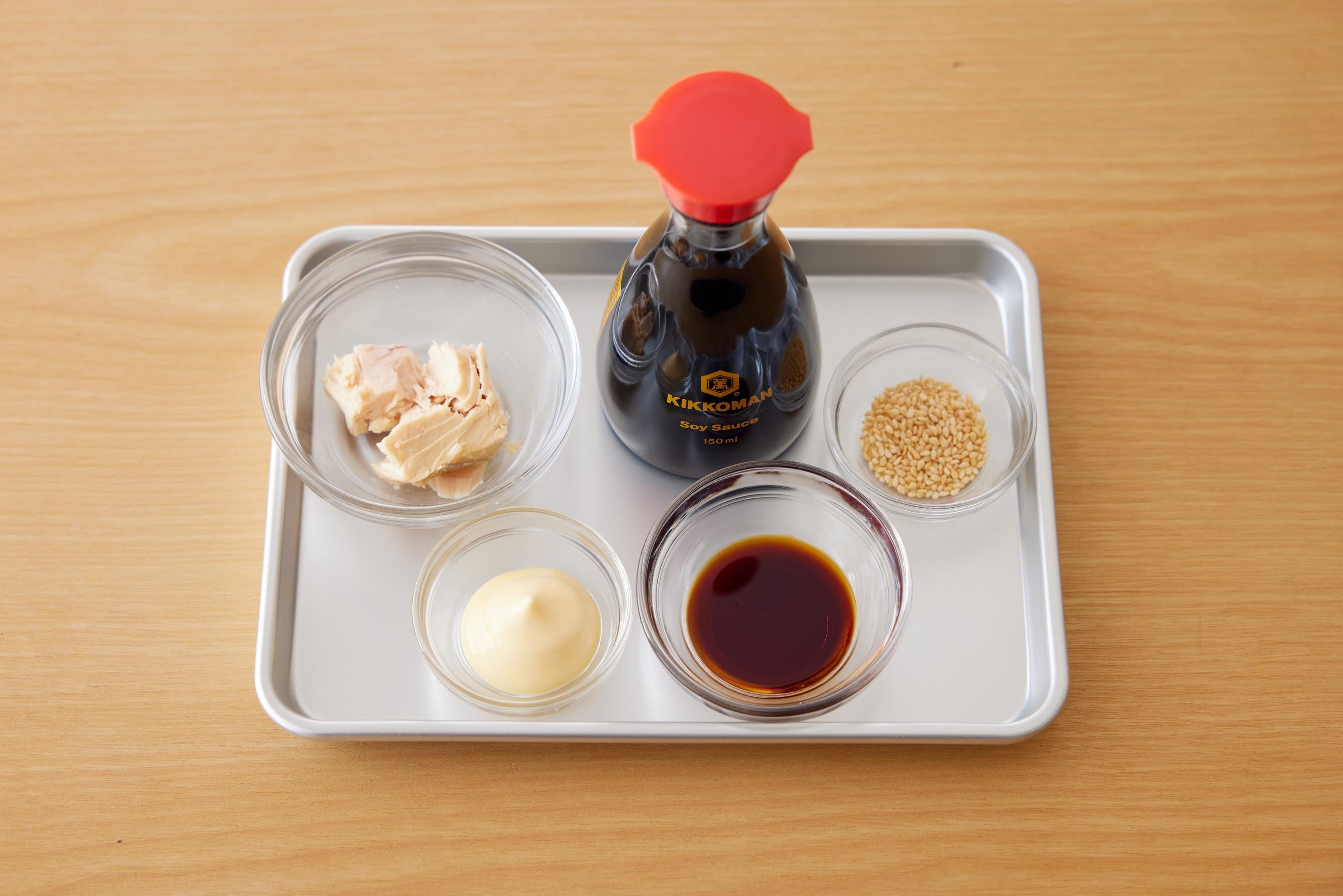 ingredients for tuna mayonnaise