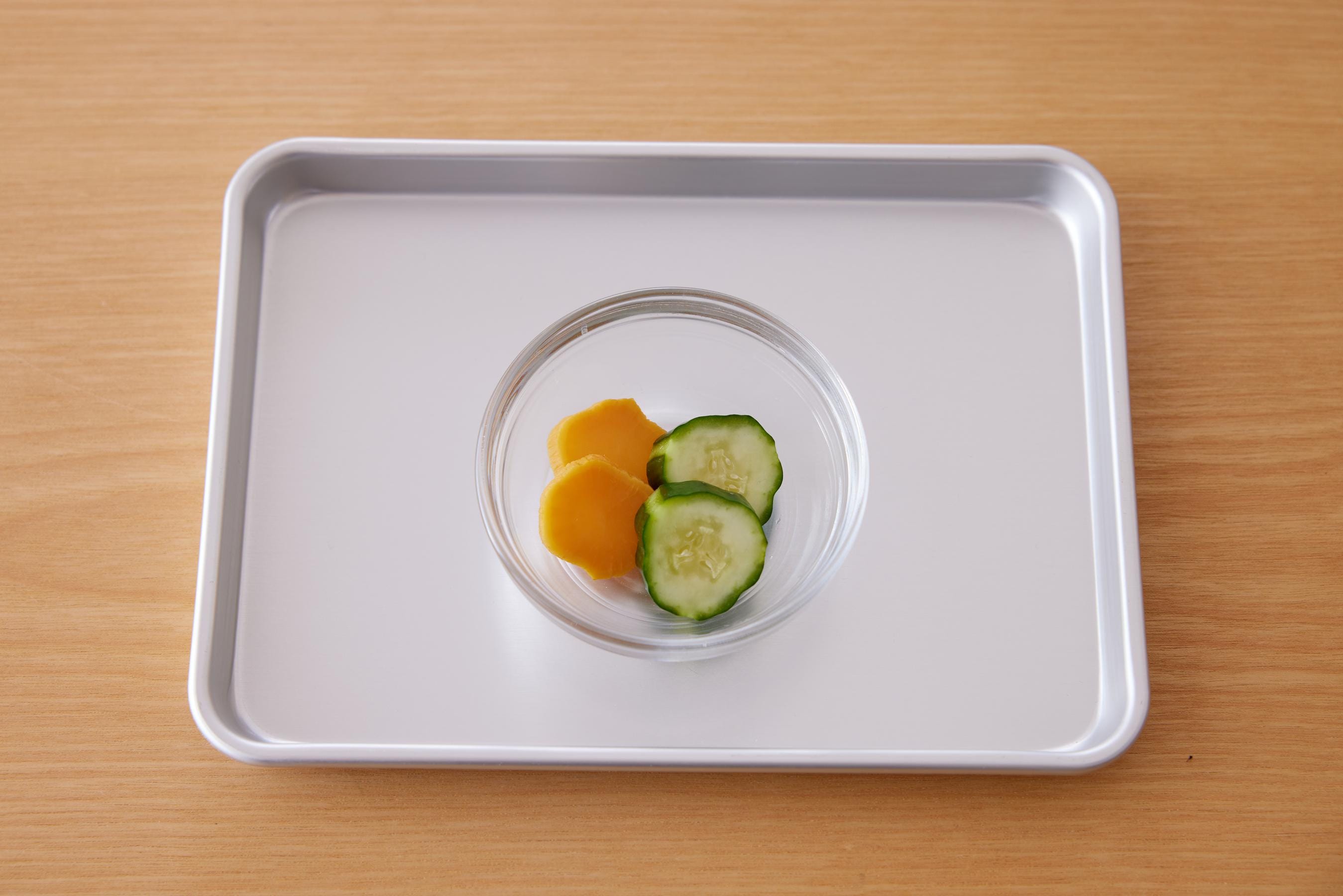 vegetable tsukemono in a bowl