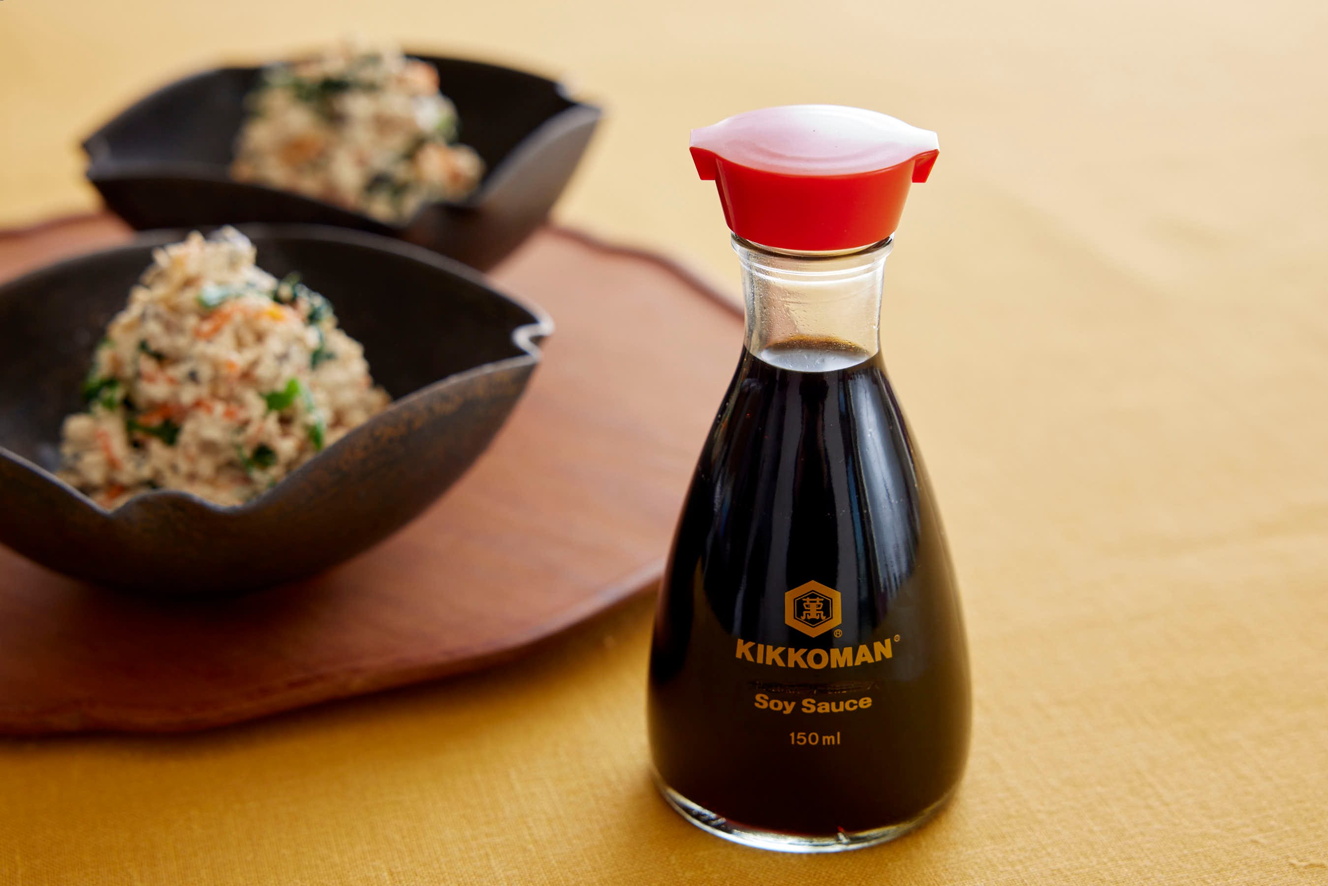 Shiraae with Kikkoman Soy Sauce