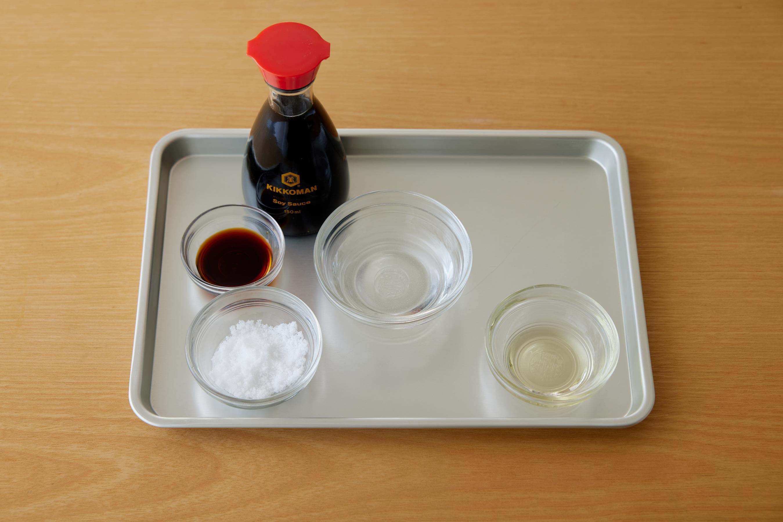 Seasonings for Tamagoyaki.